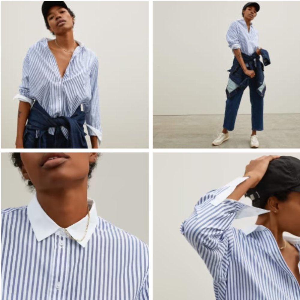 Everlane Silky Cotton Button Up